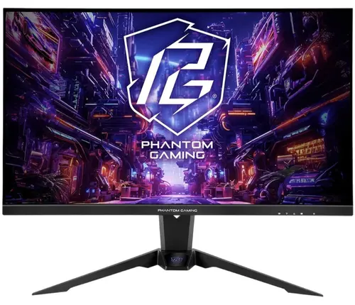 Monitor Gaming IPS LED ASRock 32inch PG32QFT, QHD (2560 x 1440), HDMI, DisplayPort, Boxe, 180 Hz, 1 ms (Negru)