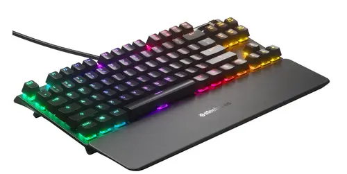 Tastatura Mecanica SteelSeries Apex 7 TKL, USB, Cherry MX Red, Iluminare RGB (Negru)