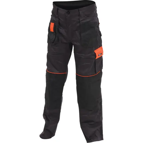 Pantaloni de lucru Yato, Bumbac/Poliester, 3XL, Negru