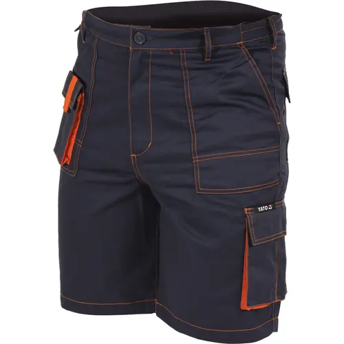 Pantaloni scurti de lucru Yato, Bumbac/Poliester, M, Albastru inchis