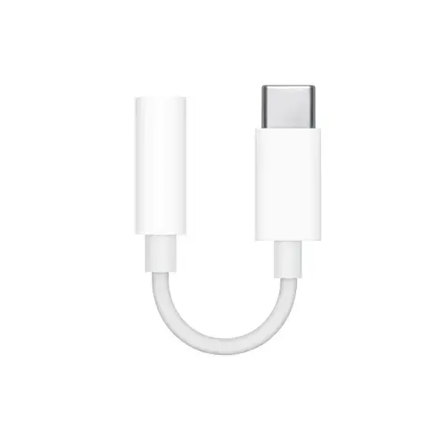 Adaptor Apple MW2Q3, USB-C la Jack 3.5 mm (Alb)