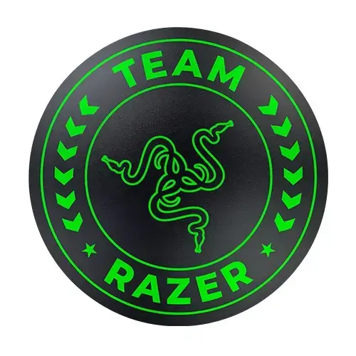 Covor Gaming Razer Team, 120 cm (Negru/Verde)