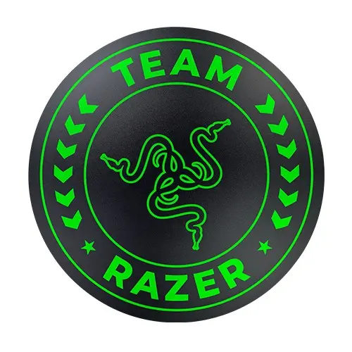 Covor Gaming Razer Team, 120 cm (Negru/Verde)
