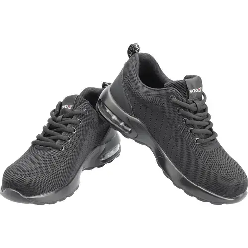 Pantofi de lucru, Yato, Plasa/Piele ecologica, Negru, 44 EU