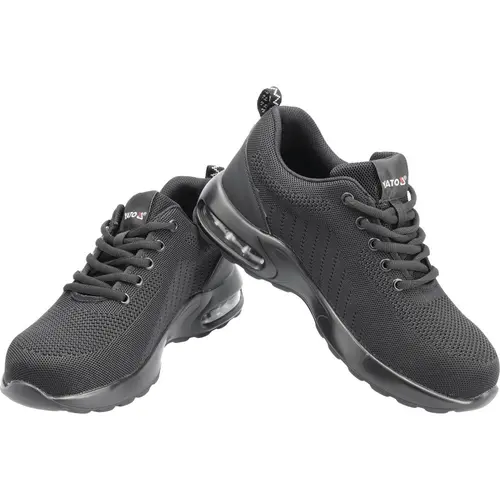 Pantofi de lucru, Yato, Plasa/Piele ecologica, Negru, 44 EU