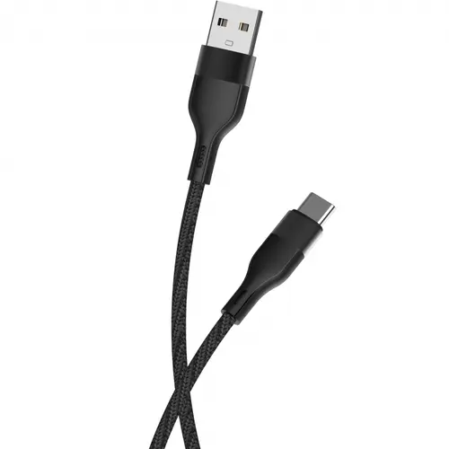 Cablu de date si incarcare MaXlife MXUC-07, USB-A la USB-C, 20 W, 1m (Negru)