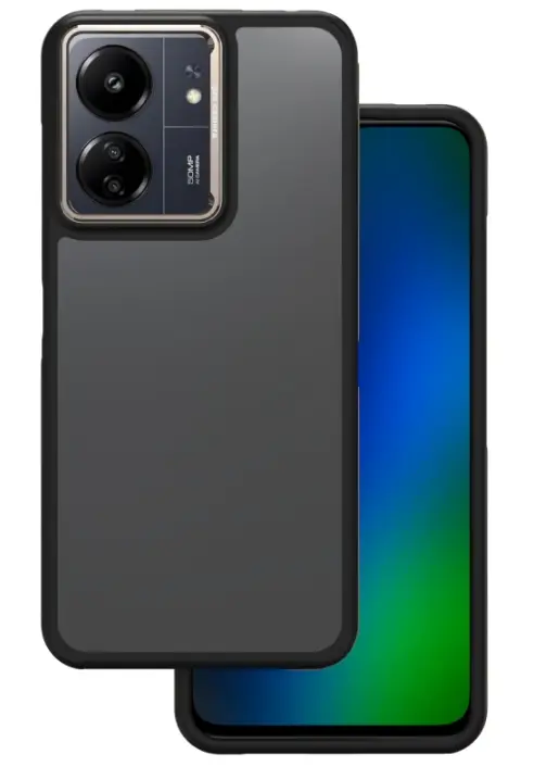 Husa pentru Xiaomi Redmi 13C 5G / 13C, OEM, Crystal Black, Gri
