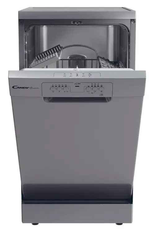Masina de spalat vase independenta CANDY CDPH 2L1049S, 10 seturi, 5 programe, 45 cm, Clasa E (Argintiu)