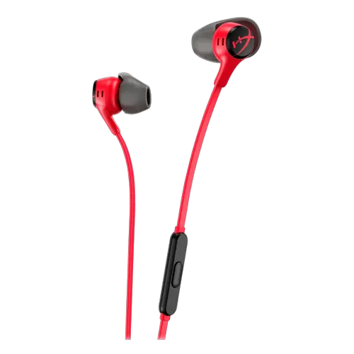 Casti Gaming In-Ear HyperX Cloud Earbuds II, Microfon, Multiplatforma (Rosu)