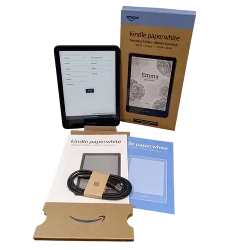 eBook Reader Amazon Kindle Paperwhite Signature Edition 2024 (12th Gen), 32 GB, Display 7inch, Wi-Fi, USB-C, IPX8 (Negru)