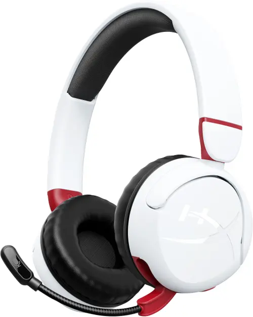 Casti Gaming HyperX Cloud Mini Wireless, Bluetooth, On-Ear, Stereo, Microfon, Multiplatforma (Alb)