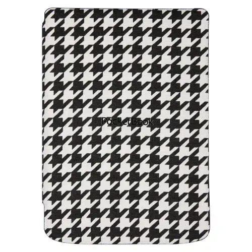 Husa protectie Pocketbook Shell Cover pentru Verse/Verse Pro, Rhombus Print (Alb/Negru)
