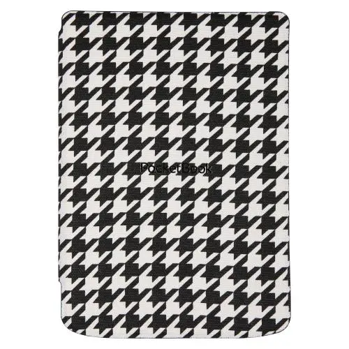 Husa protectie Pocketbook Shell Cover pentru Verse/Verse Pro, Rhombus Print (Alb/Negru)