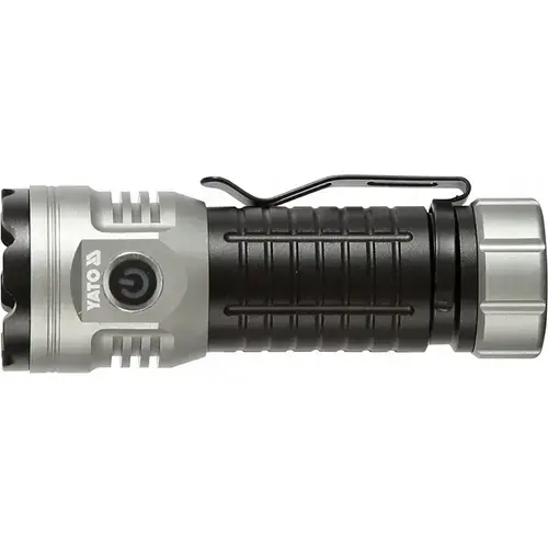 Lanterna Yato YT-085612, 30W, 3000lm, 7 moduri, IPX4, 118x41x35mm, aluminiu, Argintiu/Negru