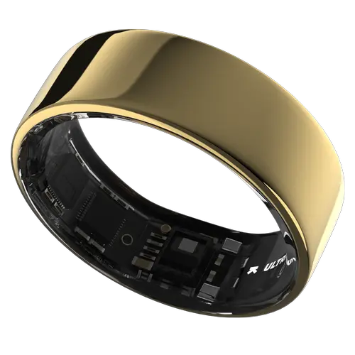 Smart Ring Ultrahuman Ring Air UHRA-AG-13, Bluetooth BLE5, HRV, VO2 Max, Android/iOS, Monitorizare ritm cardiac, Saturatie Oxigen, Autonomie 6 zile, 24.05 mm (Auriu)