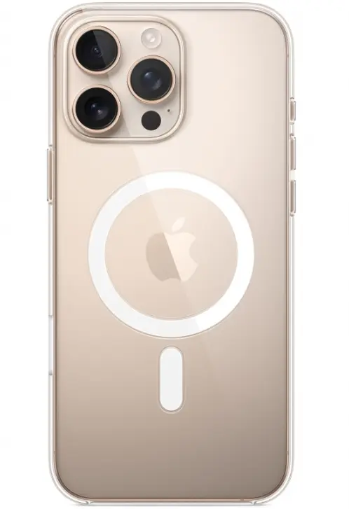 Husa MagSafe pentru Apple iPhone 16 Pro Max, MA7F4ZM/A Transparenta