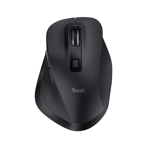 Mouse Wireless Trust Fyda Rechargeable, 2400 dpi, USB (Negru)