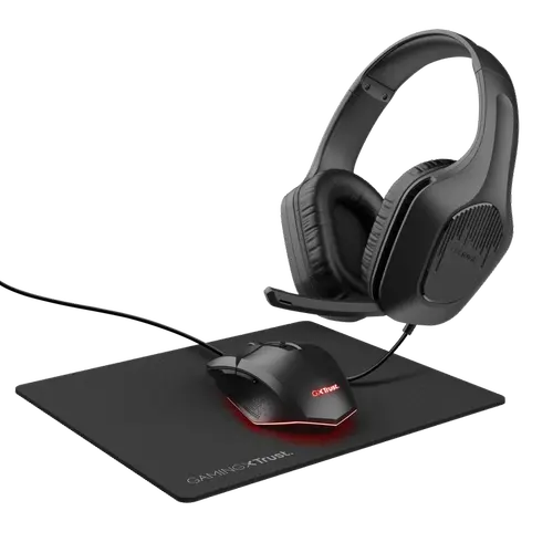 Kit 3-in-1 Trust GXT790 TRIDOX (Negru)