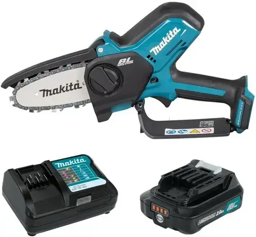 Minifierastrau electric Makita UC100DZ01, 10 cm, 12 V, 8 m/s +  1 acumulator 2.0Ah BL1021B + incarcator DC10WD