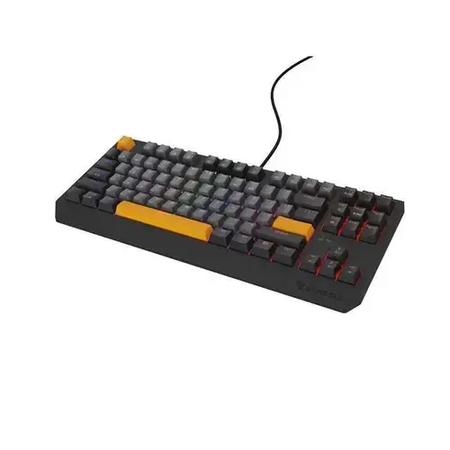 Tastatura Gaming Mecanica Genesis Thor 230 TKL Positive, USB, Iluminare RGB, Switch-uri Outemu Red (Gri)