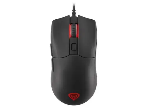 Mouse Gaming Genesis Krypton 750, USB-A, 8000 DPI, Iluminare RGB, 6 butoane programabile, Panouri interschimbabile, Greutate reglabila (Negru)