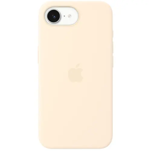 Husa protectie spate Apple Silicone Case cu MagSafe MHWG4ZM/A pentru iPhone 17e (Crem)