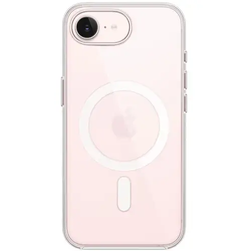 Husa protectie spate Apple Clear Case cu MagSafe MHWC4ZM/A pentru iPhone 17e (Transparent)