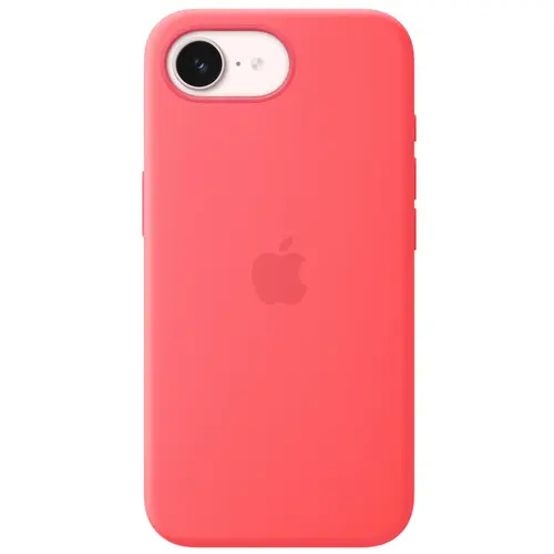 Husa protectie spate Apple Silicone Case cu MagSafe MHWH4ZM/A pentru iPhone 17e (Roz aprins)