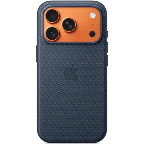 Husa protectie spate Apple TechWoven Case cu MagSafe MGF44ZM/A pentru iPhone 17 Pro (Albastru)