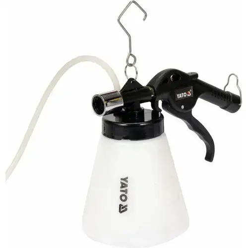 Kit aer comprimat, Yato YT-06835, Pentru purjarea sistemului de franare, Alb/Negru