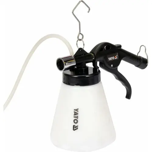 Kit aer comprimat, Yato YT-06835, Pentru purjarea sistemului de franare, Alb/Negru