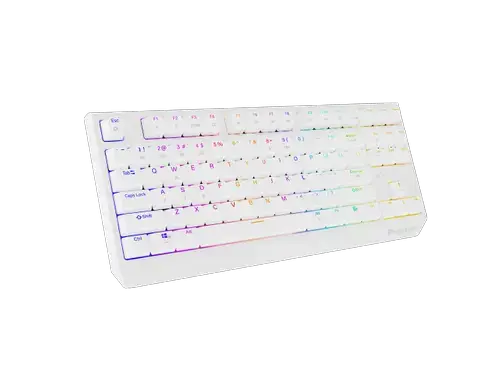 Tastatura Gaming Mecanica Wireless Genesis Thor 230 TKL, Bluetooth, Iluminare RGB, Switch-uri Outemu Red, Layout US (Alb)