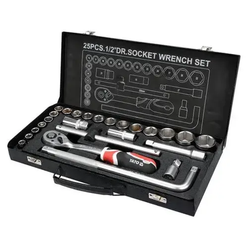 Set de scule Yato YT-12671, 25 buc 1/2 inch