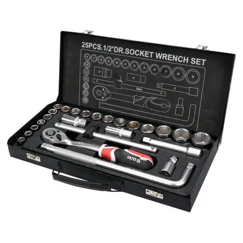 Set de scule Yato YT-12671, 25 buc 1/2 inch