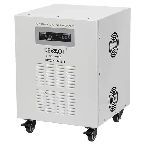 Stabilizator de tensiune servomotor KEMOT URZ3426, 15000VA/10500W (Alb)