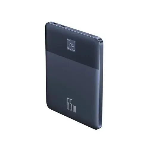 Acumulator extern Baseus Blade 2, 12000 mAh, 65W, 2x USB-C, Incarcare rapida, Ultra-subtire (Albastru)