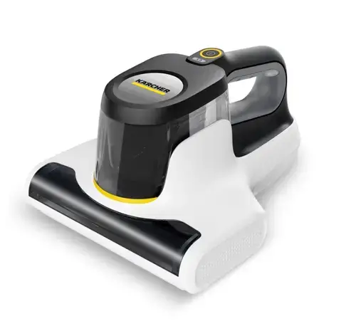 Aspirator de mana antiacarieni Karcher VCH 4 UVClean, 500 W, Recipient 400 ml, Cablu 5m (Alb/Negru)