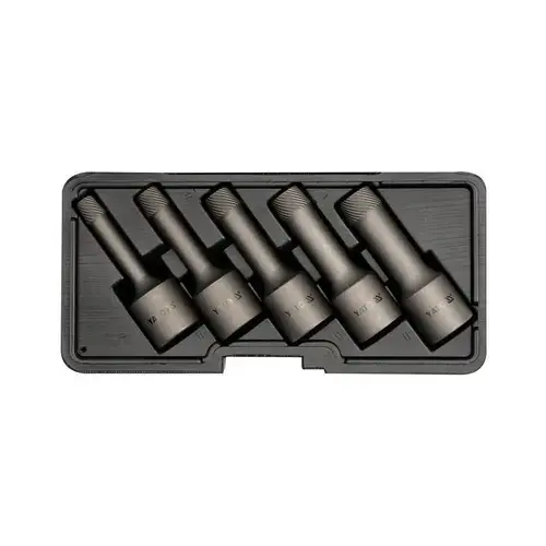 Set extractoare suruburi rupte Yato YT-0624, 1/2inch, 8-16mm, 5 piese