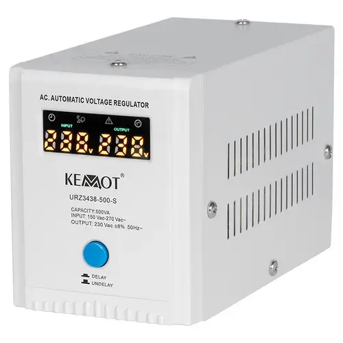 Stabilizator de tensiune automat KEMOT URZ3438, 500VA/350W