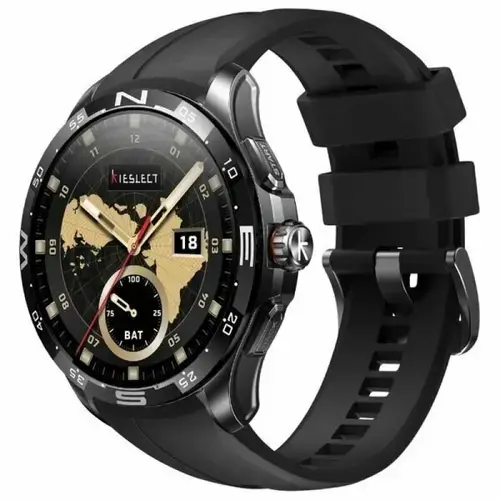 Smartwatch Kieslect Actor YFT2116EU, Ecran AMOLED LTPO 1.6inch, Procesor Quad-Core, 2GB RAM, Bluetooth, GPS, 5 ATM (Negru)