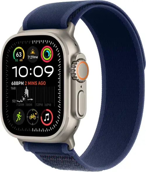 Smartwatch Apple Watch Ultra 2 GPS + Cellular, 49mm Titanium Case with Trail Loop M/L (Albastru)