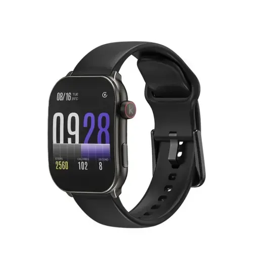 Smartwatch Kieslect Balancs YFT2120EU, Ecran Curbat AMOLED 2.1inch, Bluetooth, IP68 (Negru/Argintiu)