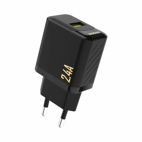 Incarcator retea Dudao A23, USB-A, 2.4A (Negru)