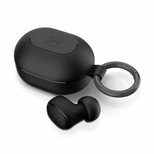 Casti True Wireless In-ear 3mk FlowBuds, Bluetooth 6.0, Microfon (Negru)