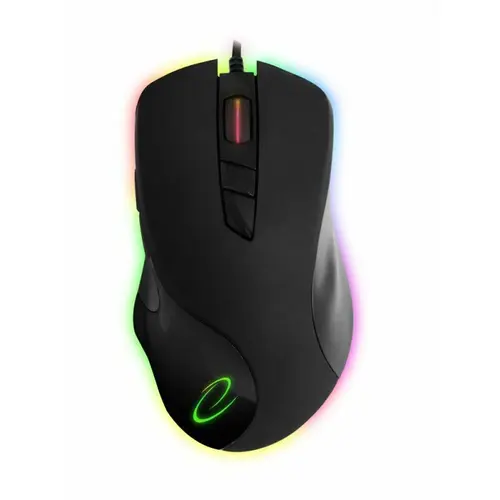 Mouse optic cu fir gaming Esperanza Aquilla EGM132, RGB, 7 butoane, USB, 7200dpi (Negru)
