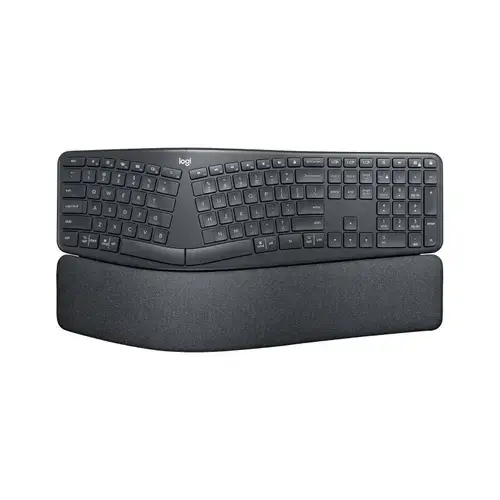 Tastatura Logitech Ergo K860 For Business, Layout US INTL, Logi Bolt USB Receiver, Bluetooth BLE 5.0+ (Negru)
