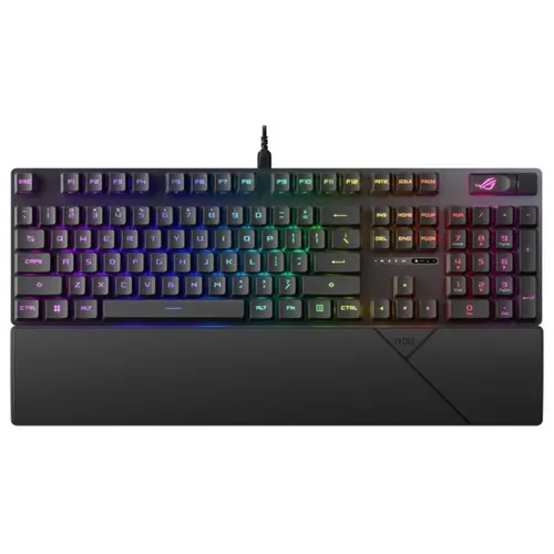 Tastatura Gaming Mecanica ASUS ROG Strix Scope II RX, iluminare RGB, USB, 1.8m (Negru)