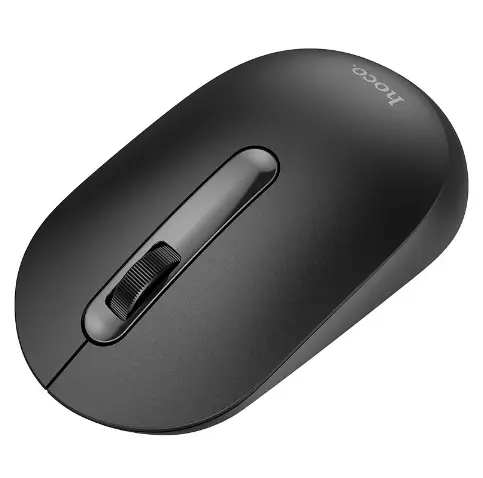 Mouse Wireless Optic HOCO GM14, USB, 1200 DPI (Negru)