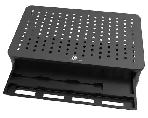 Suport pentru monitor sau laptop Maclean MC-946, 13-32inch, 37 x 23.5 x 14 cm, 20 kg (Negru)