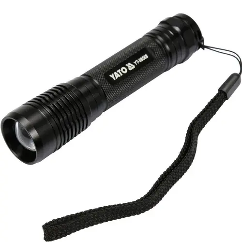 Lanterna cu acumulator, led, Yato YT-08568, XPG3 CREE 6 W, 500 lm, Li-Ion, aluminiu, IPX7